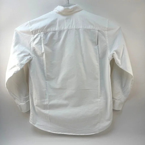Old Navy Men's Regular Fit Oxford Shirt Stretch White, Long Sleeve, XL - Picture 3 of 14